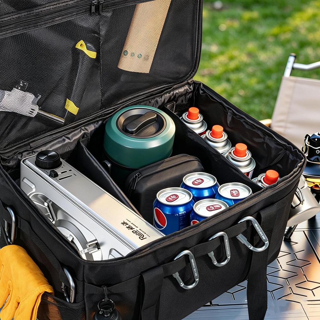Large Outdoor Folding Storage Box for Picnic and Camping Gear