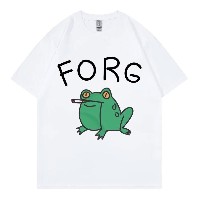 Funny Frog Meme Graphic T Shirts Men Women Clothing High Quality Fashion Short Sleeve Tshirt Summer Casual Loose Cotton T Shirt
