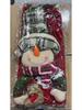 Cross-border Christmas Snowman Burlap Pillowcase Ornaments