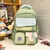 Schoolbag High Value Backpack Sweet Girl Ins Style Niche Middle School Student High School Student Schoolbag Large Capacity Casual Backpack