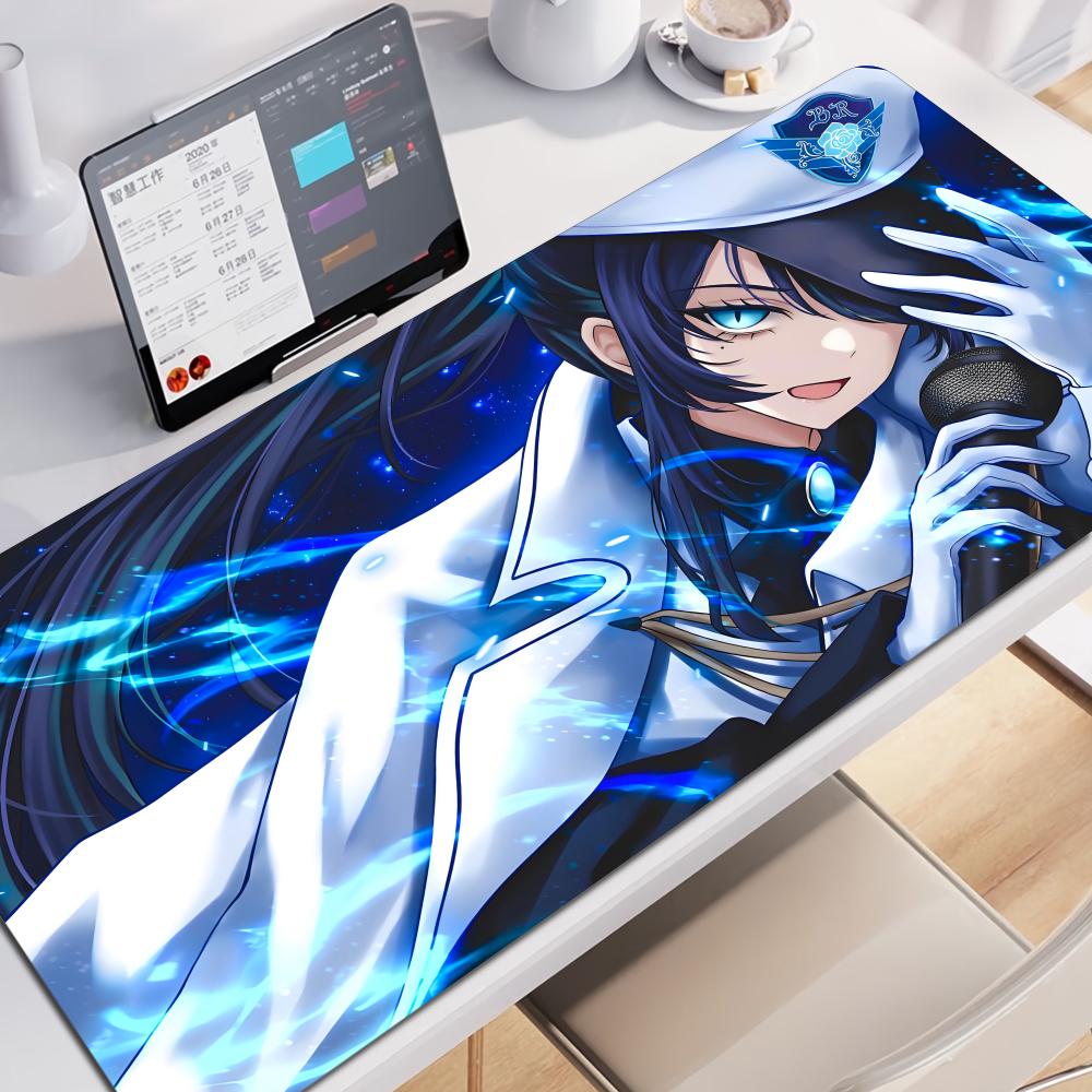 Singer Aado x Rubber Lock Edge Mouse Pad Super Big Computer Desk Mat Offices Accessories Virtual Idol Kawii Keyboard Pad