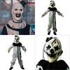 Clown Cosplay Terrifier Clothing Polyester Onesie Mask Halloween Party Costume