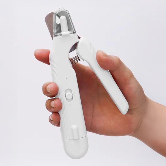 Tiernagelschneider mit LED-Licht Wiederaufladbar 2-in-1 Nagelknipser Und