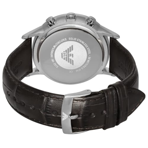 Emporio Armani RENATO AR2513 Men's Watch, Black