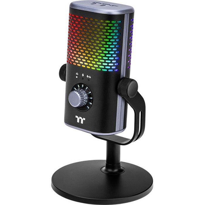 Microphone sur pied - Thermaltake - GS50 RGB - Ajustable - Filaire - LED RGB personnalisable