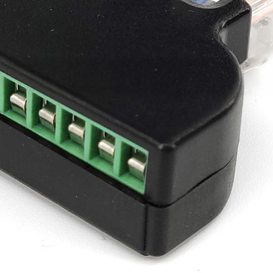 RJ45 Screw Terminal Adaptor Connector Stable Universal RJ45 Male To 8 Pin Screw Terminal Connector Ethernet Extender