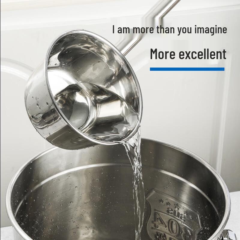 Stainless Steel Long-Handle Kitchen Ladle