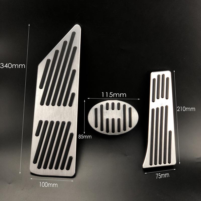 Autozubehör für BMW F48 X1 F39 X2 F45 2er AT Gasbremse Fußstütze Pedalauflagen Gas Kraftstoff KEIN Bohren