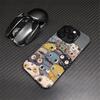Little Monster Colored Silver Case Is Suitable for Apple 16pro Mobile Phone Case 15promax Simple 13/12 Fashion XS Men's 11