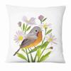 Painted Flower, Bird and Butterfly Decorative Pillowcase Living Room Office Ornaments Home Pillowcase