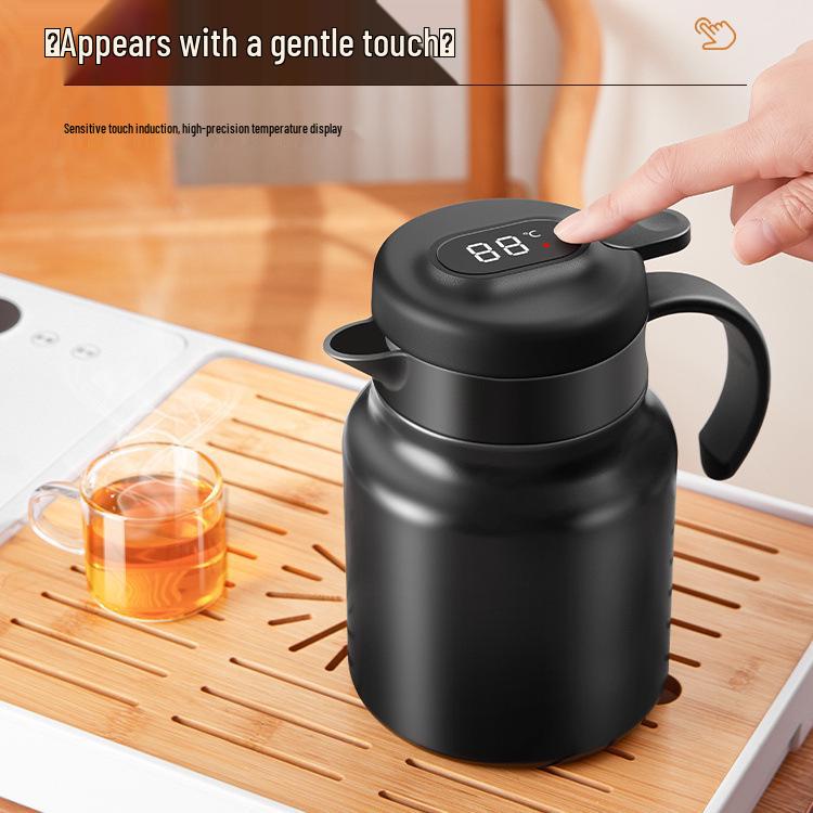 High-End 316 Stainless Steel Insulated Teapot and Water Kettle with Separator for Outdoor and Indoor Use, Large Capacity