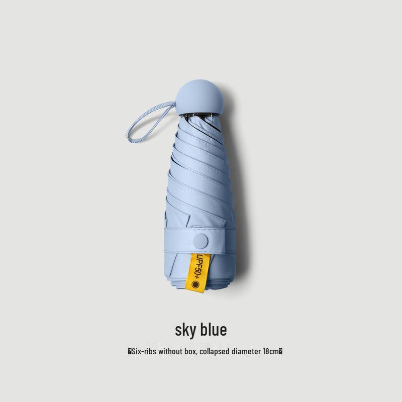 

Компактный Портативный Держатель для Карт Зонт - Мини Складной Солнцезащитный Зонт для Защиты от Солнца и Дождя, Настраиваемый для Рекламы Macaron Series