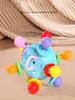 Star Grip Ball Rattle Tooth Glue Toy Can Rotate Pronunciation