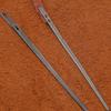 5Pcs  Single Prong Metal Needle Double Prong Metal Needle Leather Tool for Leather Craft Sewing