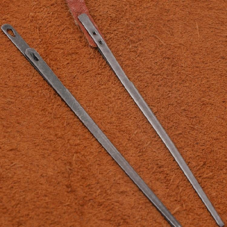 5Pcs  Single Prong Metal Needle Double Prong Metal Needle Leather Tool for Leather Craft Sewing