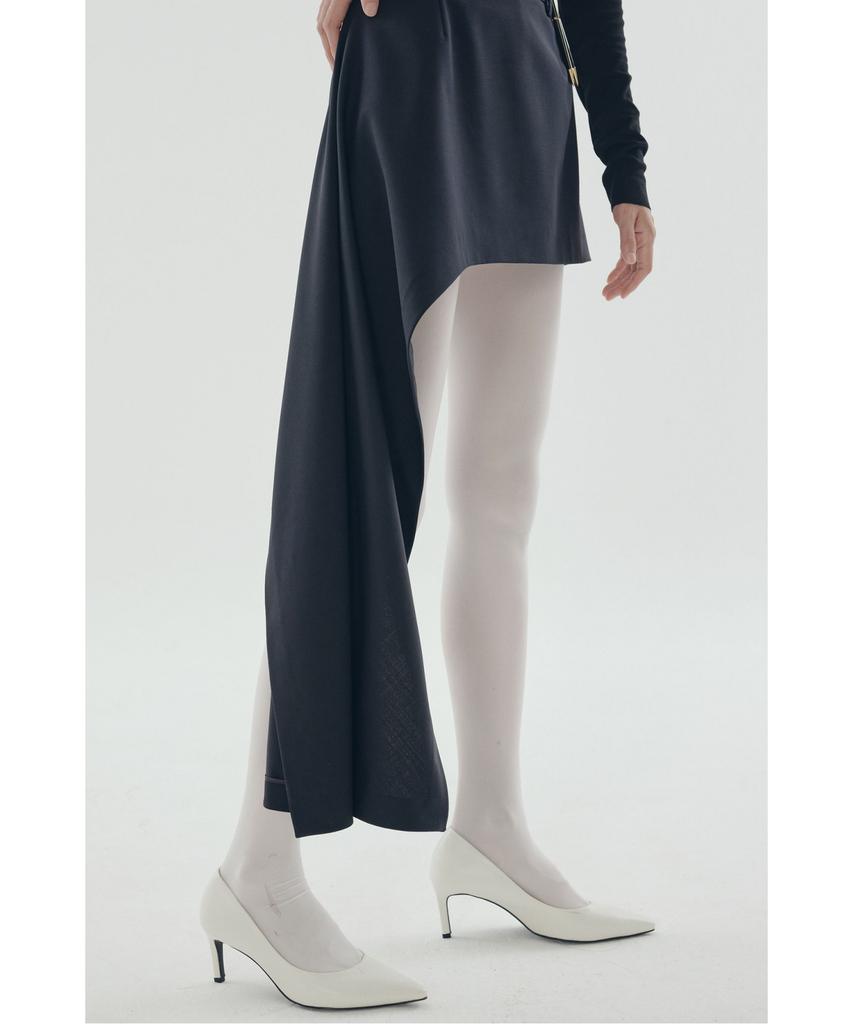RECODE Asymmetric Draped Skirt_Rqkam25548Nyx
