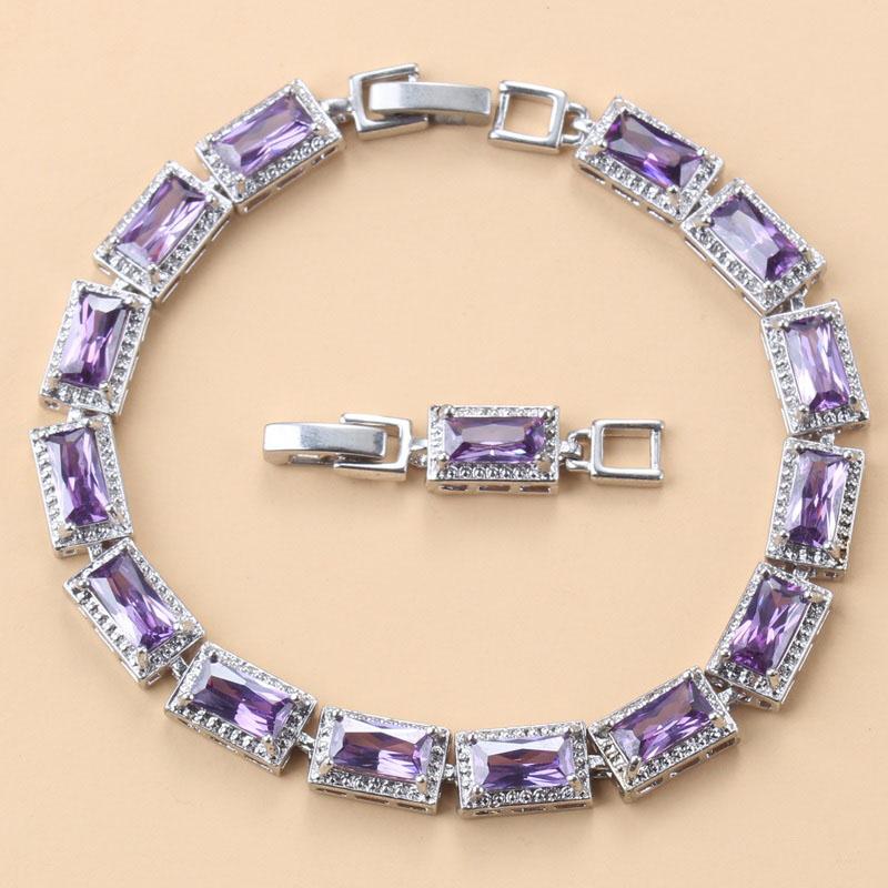 Accessori da Matrimonio a 13 Colori Bracciale Bangle da Donna Zirconia Cubica Blu Gioielli da Sposa Per Donne Spedizione Gratuita