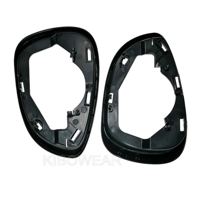 Soporte de Marco de Espejo Lateral para Ford FIESTA MK7 MKVII 2009-2017 2010 2011 2012 2013 2014 2015 2016 Embellecedor de Contorno de Cristal de Ala