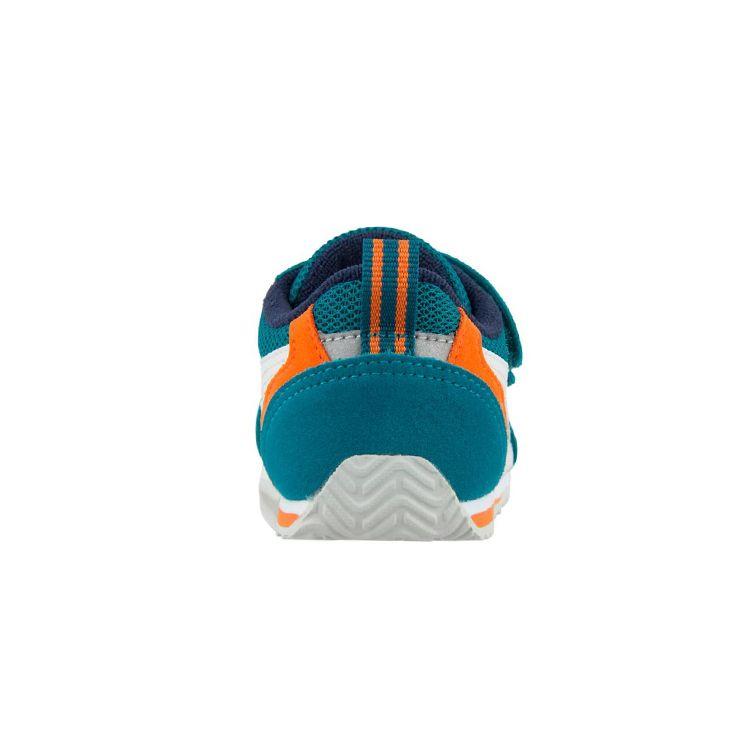 Asics Idaho Mini Baby 3 Velcro Casual Durable Breathable Low Top Running Shoes Peacock Blue Baby sneaker TUB165-300
