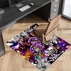 Purple Rain4 Printed Absorbent Washable Carpet, Non-Slip Bathroom Mats, Kitchen Rugs, Yoga Mat,Living Room Entrance, Camping Picnic Rugs