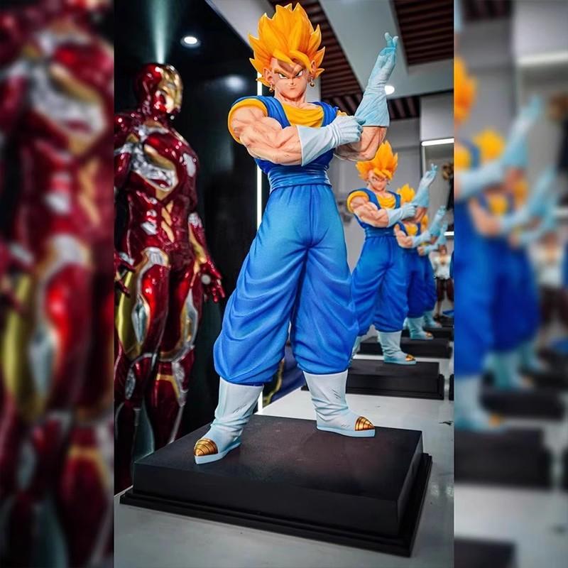 

Jt Statue Dragon Ball 53cm 2% Double King Vegetto Gogeta Action Figures Gk Model Ornament Collection Boy Birthday Present