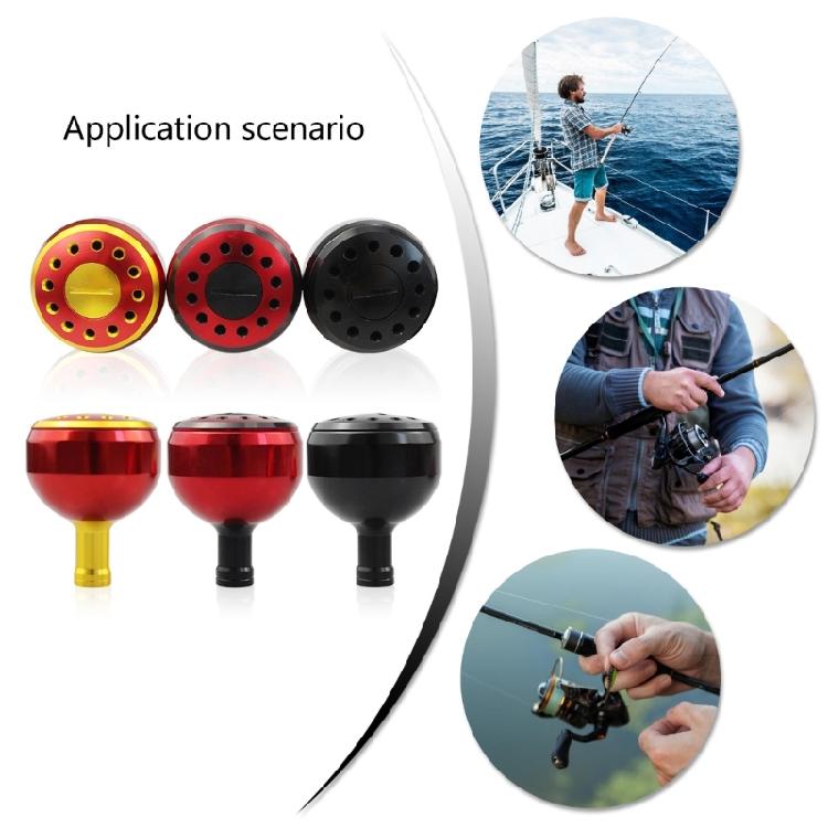 Fishing Line Wheel Handle Knob Grip Metal Fishing Handle Knob Replacement Baits Casting Reels Power Knob Easy to Install