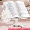Ergonomic Adjustable Reading Stand - Lightweight, 2-in-1 Desktop Book&Laptop Holder with Height Options for Comfortable Viewing