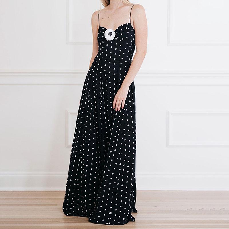 V-Ausschnitt Point Strap Kleid Ärmellos Rückenfrei Langer Rock Sexy Elegantes Strand Langes Kleid Side Fork Design Damen Strapskleider Neue Mode Sommer