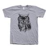 Owl with Glasses TShirt Unisexs Clothing Unisexs Crew Neck Nature Animal T Shirt Highquality Summer Streetwear