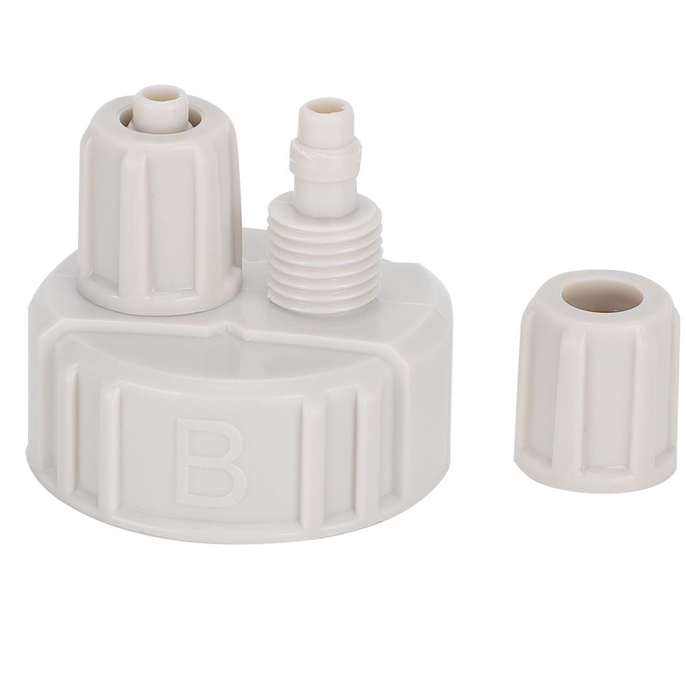 SelfControl CO2 Generator Quick Twisting Double Connector Bottle Capsule for Aquarium(B )