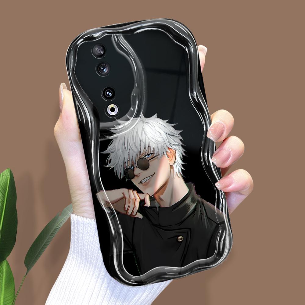 

Милый мультяшный узор, кремовая текстура, мягкий силиконовый чехол с волнистыми краями, чехол для телефона для Huawei Honor Infinix Tecno iPhone Tecno Spark Go 1 чёрный