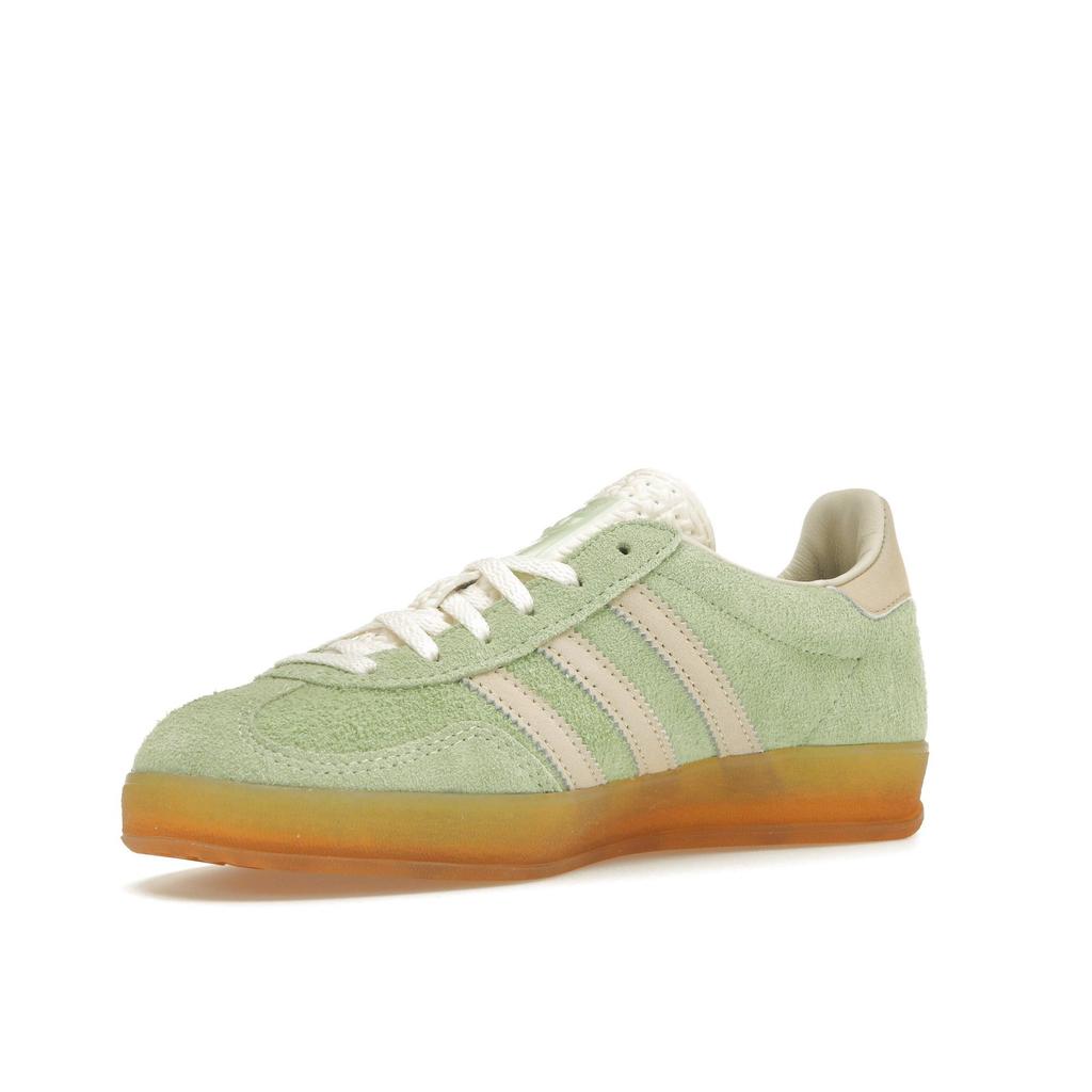 Adidas Gazelle Indoor Green Spark Women Sneakers Semi-Green-Spark Almost-Yellow Cream-White IE2948