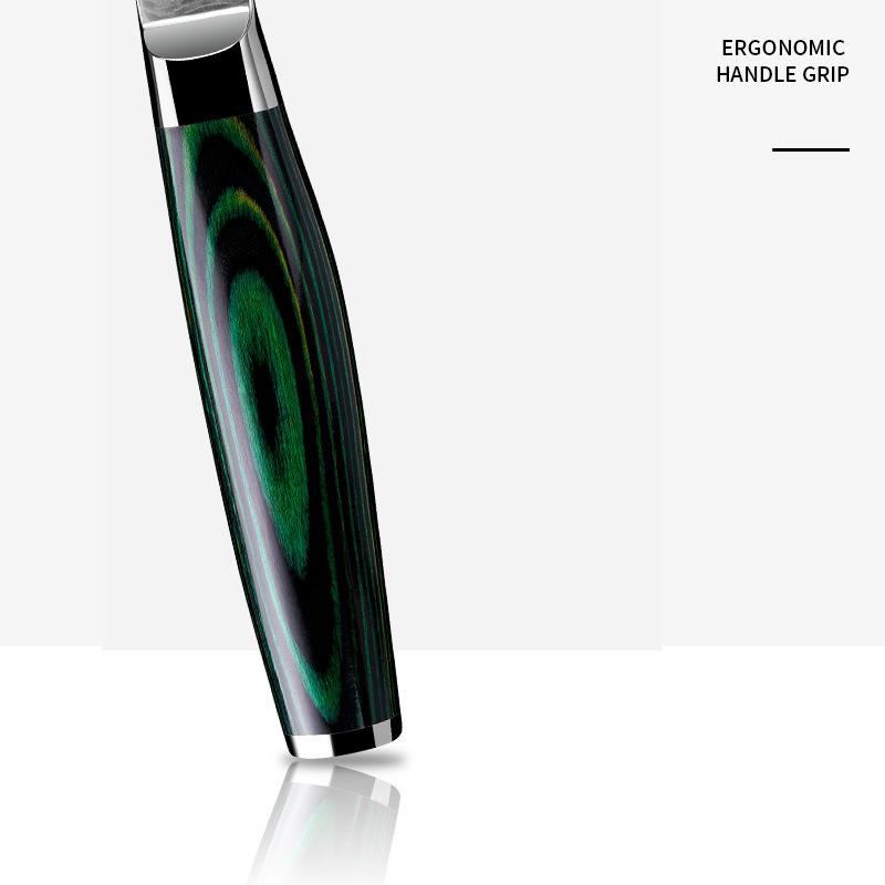 7 Inch Kiritsuke Knife Handmade Damascus VG10 Steel Blade Wood Handle Sharp Chef Cleaver Meat Slicing Vegetables Kitchen Knives