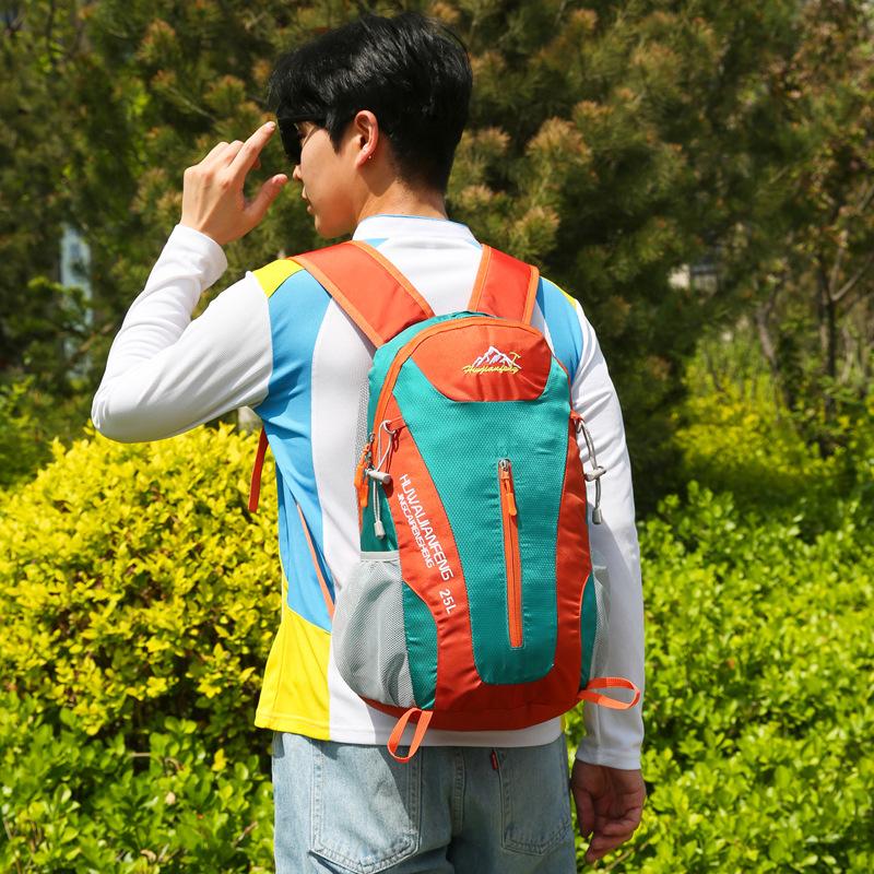 Schoolbag new outdoor mountaineering bag, nylon waterproof sports backpack multi-functional vacation travel hiking backpack wholesale
