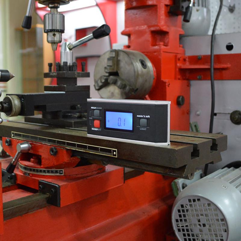 IP65 Digital LCD Protractor Angle Finder Level Inclinometer Magnetic V-Groove 0~360degree Inclinometer Level Box with Magnet