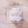 6Pcs/set Cartoon Hamster Animal Miniatures Resin Ornaments Fairy Garden Decoration Micro Landscape