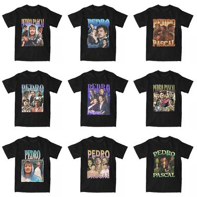 Koszulka Vintage Bootleg Pedro Pascal Damska 100% Bawełna Unisex Streetwear Koszulka Pedro Pascal Duży Rozmiar Koszulka