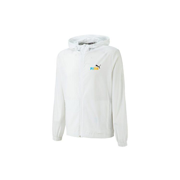 PUMA Jackets Men's White Hooded Moderate Other 678013-02