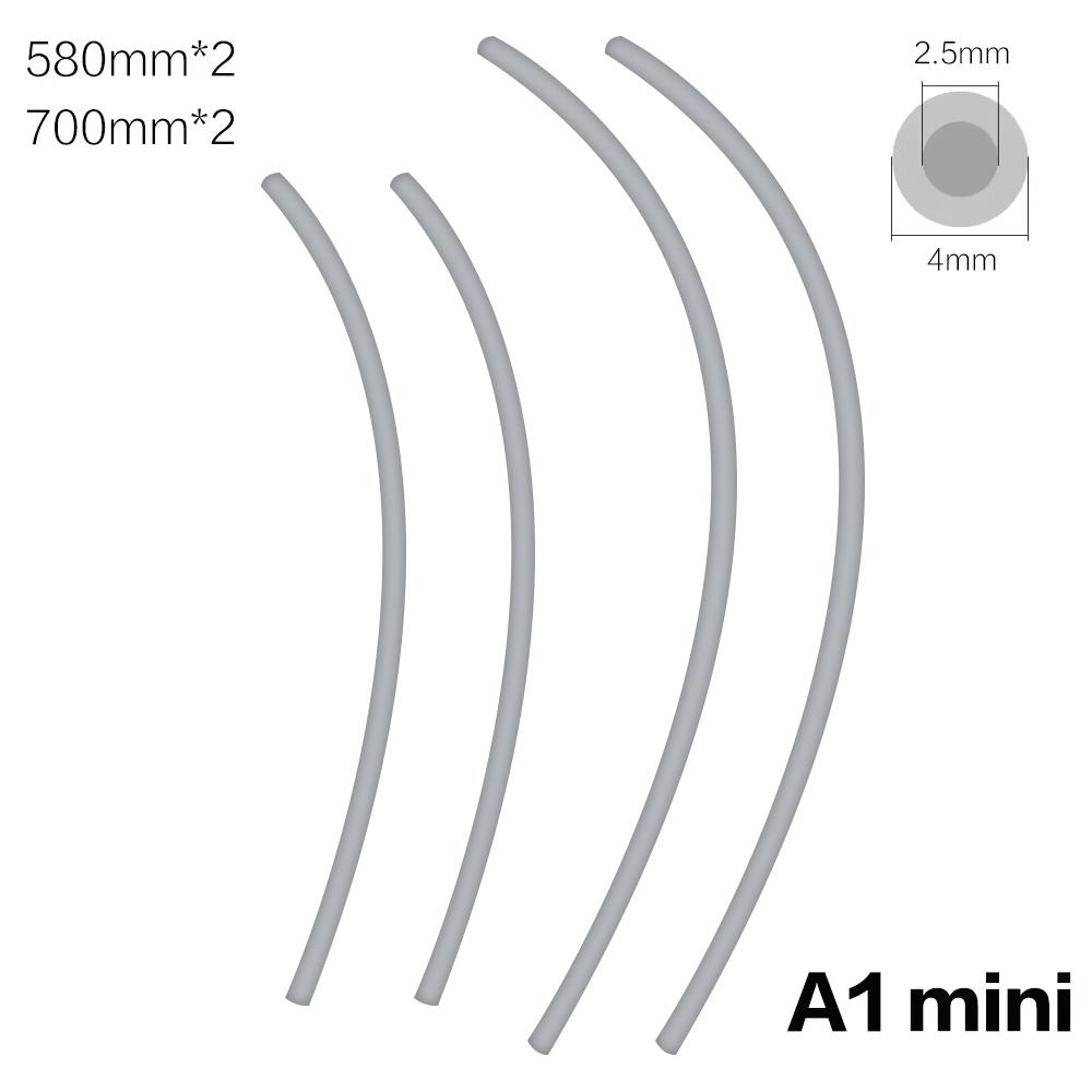 Teflonto Pipe for Bambu Lab P1P AMS A1 mini 3D Printer PTFE Tube Bowden Extruder 1.75mm ID2.5mm OD4mm Bambulab Filament Parts