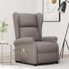 VidaXL Electric Reclining Massage Armchair TV Living Room Lounge Home Interior Lifting Function Headrest and 289748