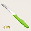 Serrated Steak Knife, Stainless Steel Steak Knife With Pointed Tail Plastic Handle, Multifunctional Kitchen Bread Dessert Knife