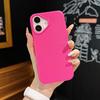 16PRO leather rabbit material mobile phone case is suitable for Apple 16 fashionable and simple 15promax protective case, anti-drop solid color