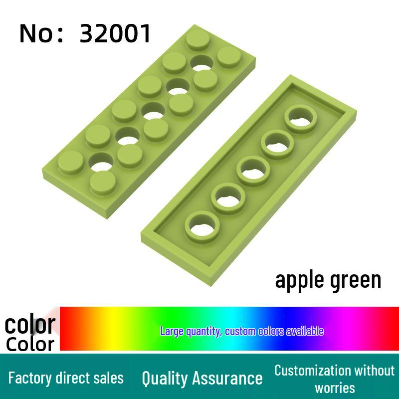 Children's Small Particle Building Blocks: 5-Hole 2x6 Plate Assembly Set (32001)
