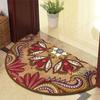 1PC Retro Door Rug Semi-circular Floor Mat Entrance Door Rugs Non-slip Absorbent Bathroom Mat Room Home Decoration Hogar Tapete