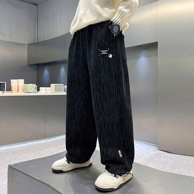Boys' Trendy Street Style Loose Casual Sports Pants for Spring & Autumn 2025