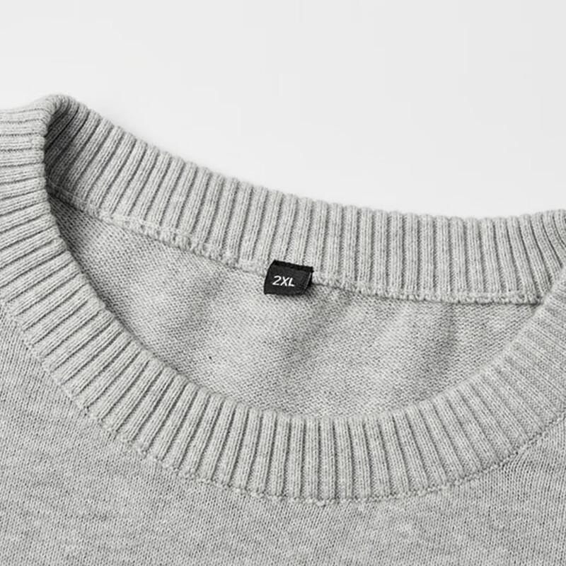 PLAYBOY Men's Crew Neck Casual Knit Pullover Sweater