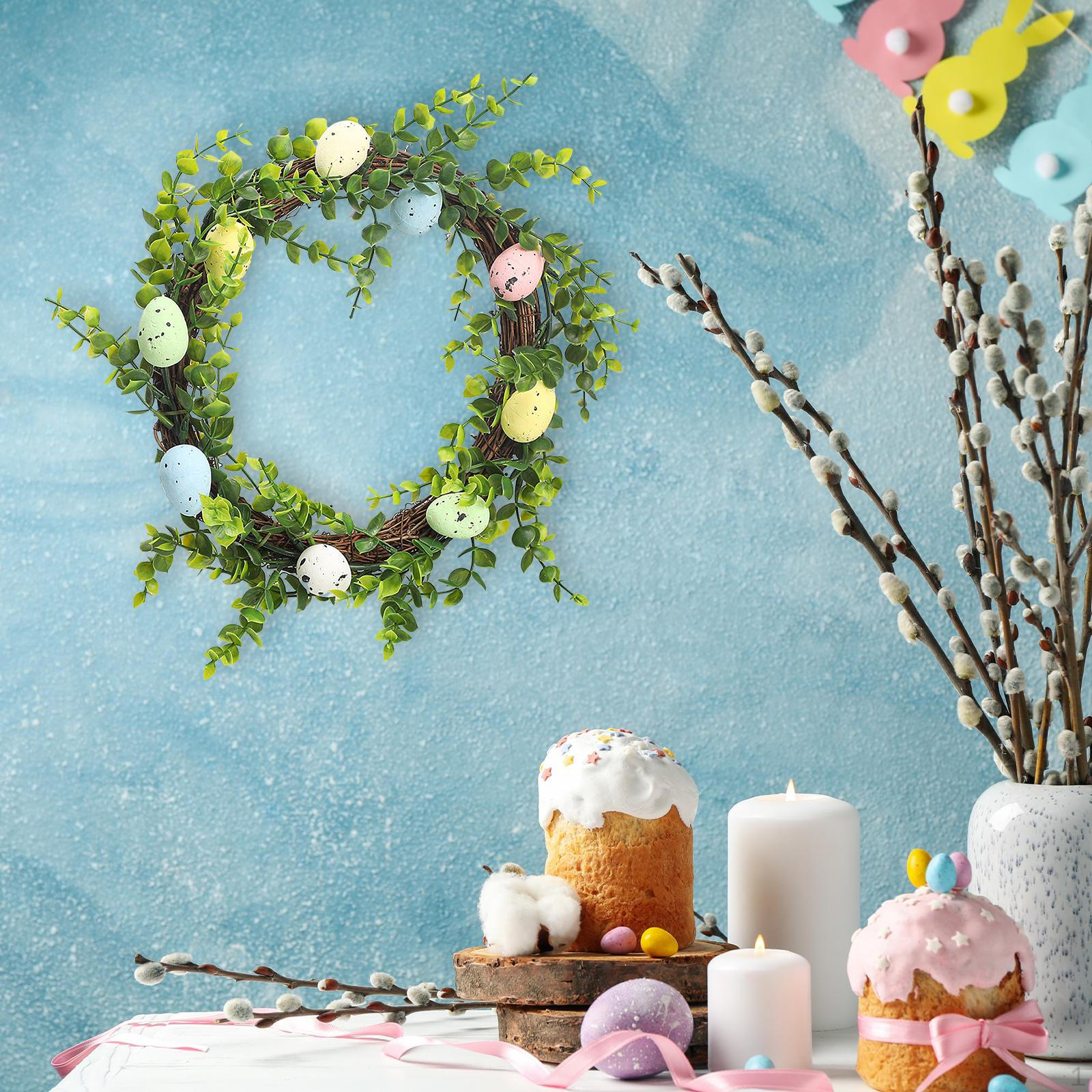 

Восторг: Яркий пасхальный венок для празднования входной двери Style B