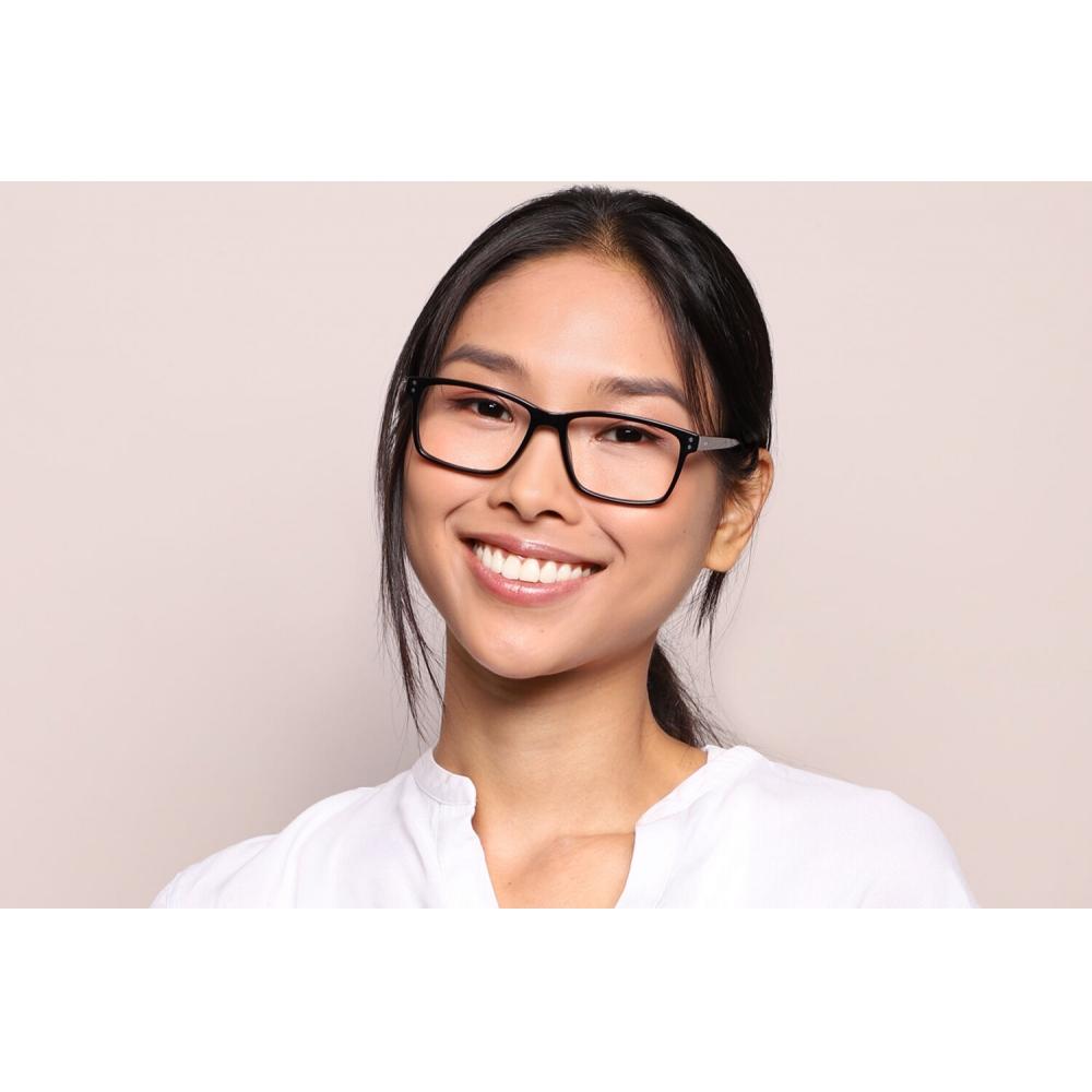 Full Rim Square Black Smartbuy Collection Coby A85 Fashion Unisex Eyeglasses