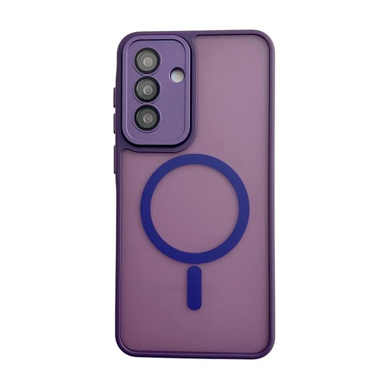 Pro Samsung Galaxy A26 5G Magnetický zadní kryt WANLONFENG řada QB1 PC TPU Nárazuvzdorné pouzdro na telefon