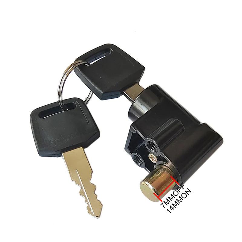 CHTNBO Electric Bicycle E-bike Electric Vehicle Battery Box Lock Front Lock Big Head Lock Electric Vehicle  Lock Battery Lock